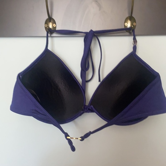 Victoria Secret Navy Halter Bikini Top - Picture 3 of 4